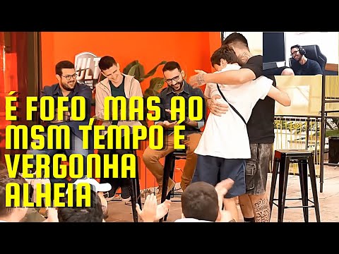 MYLON REAGINDO AO NIN PEDINDO ABRAÇO PRO BRTT NO ULT