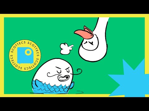 Scottecs - Il Cigno e la Trota - FIABE BREVI CHE FINISCONO MALISSIMO