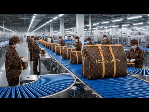 How Louis Vuitton Bags Are Made | Inside LV Luxury Factory Full Process Step-By-Step