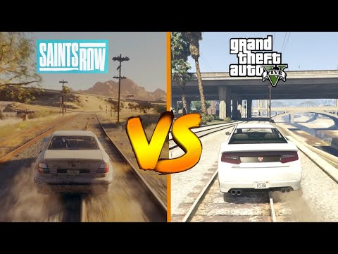 SAINTS ROW 2022 VS GTA 5 - Graphics & Details Comparison