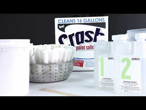 Crash Paint Solids: Simple way to make paint water safe for disposal