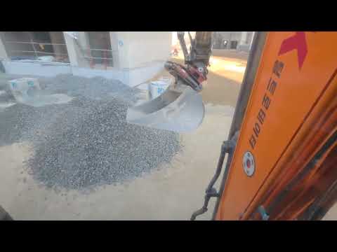 3w 굴착기 부대토목 흙쌓기전 알골재 포설 jk틸트 굴삭기 포크레인 excavator digger operator korea 