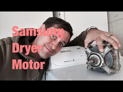 How to fix a Samsung dryer just humming not turning. Dc31-00055g motor removal