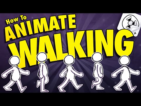 How to Animate Walking (FlipaClip Tutorial for Beginners)