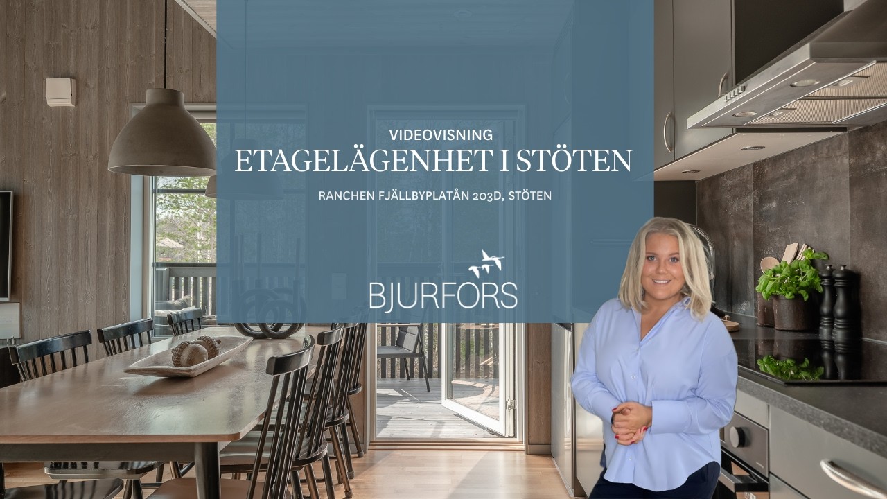 4 rum Lägenhet på Ranchen Fjällbyplatån 203D Stöten Malung-Sälens kommun - video