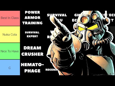 Fallout 3 Earnable Perks Tier List