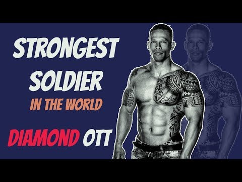 Strongest Soldier in the World - Diamond Ott (US Army) | BootCamp Military Gym Workout