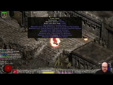 Project Diablo 2 Season 7 - 400k+ DPS Rabies Druid Destroys Cow Map day13