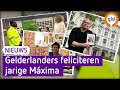 Drie Gelderlanders feliciteren Máxima met 50ste verjaardag