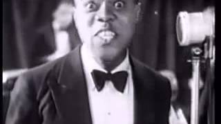 Louis Armstrong, in "Dinah", Film, 1933.