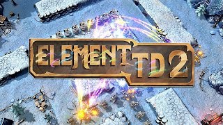【ELEMENT TD2】タワーディフェンス上級者が楽しく初見プレイ
