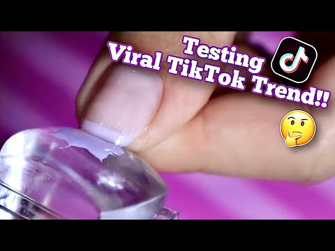 Testing Viral Tik Tok Stamper French Nails!! WOW!!  |  KMF NAILS DESIGN