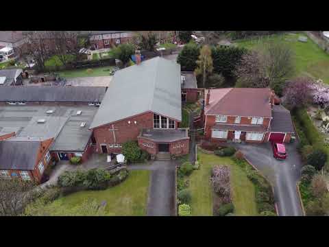 English Martyrs Church and School Wakefield from above