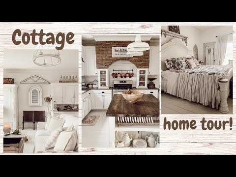 Touring a Stunning Vintage Rustic Cottage Home