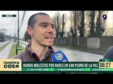 Vecinos denuncian contaminación acústica por locales nocturnos en San Pedro de la Paz