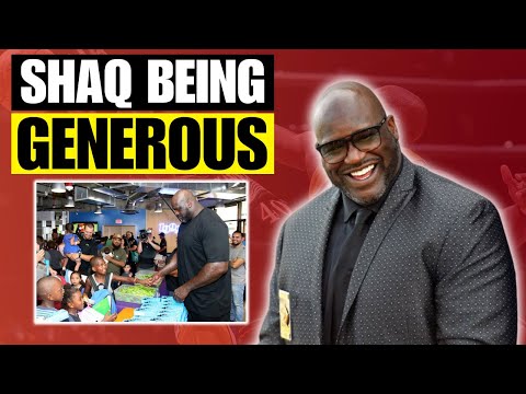 7 Powerful Acts of Kindness by Shaq | Shaqlife