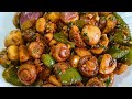 Garlic Pepper Mushrooms Stir fry  | Quick Mushrooms Recipe | Mushroom Starter/Side Dish )