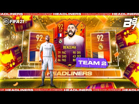YES! WE PACKED NEW HEADLINERS BENZEMA! | FIFA 21 ULTIMATE TEAM