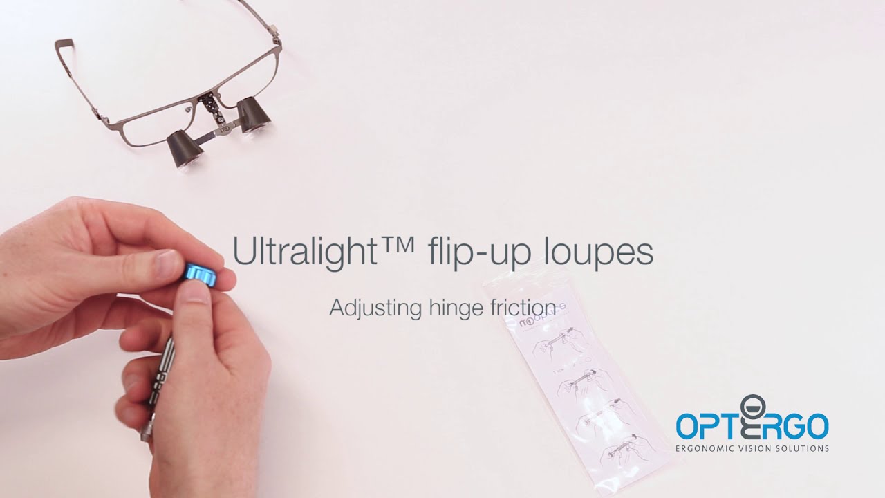 Adjusting friction in the flip-up mechanism