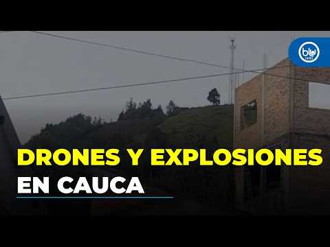 Terror en el Cauca: Ataque con drones contra subestación de Policía en Cajibío