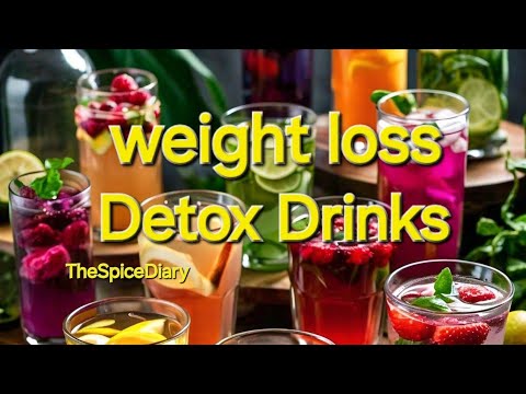 weight loss drinks 🍸 |Detox drinks |Refreshing Detox water |TheSpiceDiary