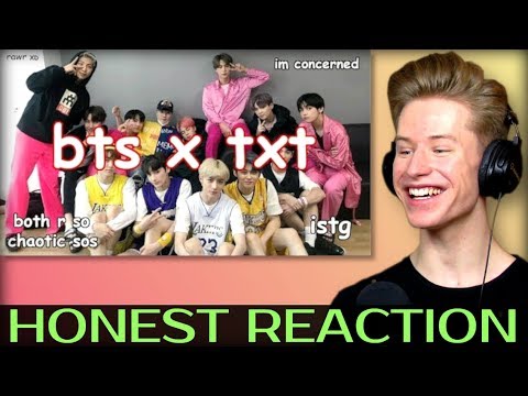 HONEST REACTION to dont put bts & txt in the same room