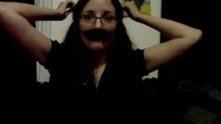 Lauren's crochet moustache
