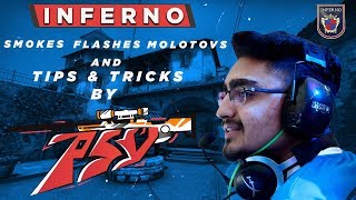 Inferno Smokes , Flashes , Moly's | TIPS & TRICKS | Part 1