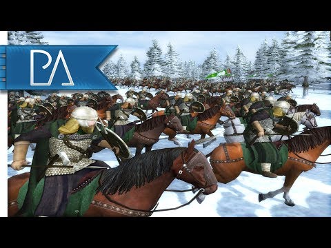 AMAZING SNOW AMBUSH BATTLE - Third Age Total War Reforged Mod Gameplay
