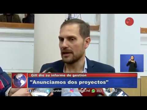 Gill brindó el primer informe de gestión de 2018