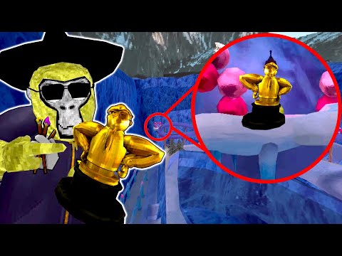 ALL 5 Gold Lemming locations in Gorilla Tag! (How to get FREE Secret Trophy)