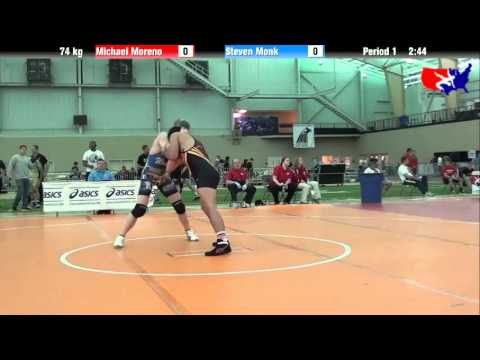 Michael Moreno vs. Steven Monk at 2013 ASICS University Nationals - FS