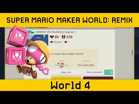[SMMW #4] Super Mario Maker World (World 4) - Waffle time!