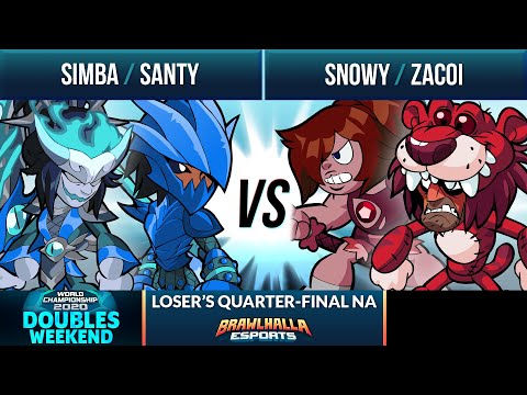 Simba & Santy vs Snowy & Zacoi - Loser's Quarter-Final - BCX Doubles 2020 -  2v2 NA