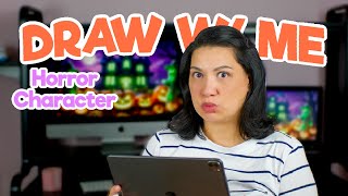 DRAWING HORROR CHARACTERS IN PROCREATE