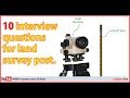 Top Asked Interview Questions For Land Surveyor Post