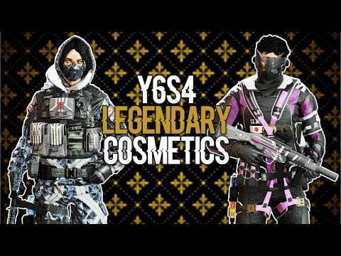 Y6S4 New Legendary Cosmetics ONLY in ALPHA PACKS - Showcase IN-GAME - Rainbow Six Siege High Calibre