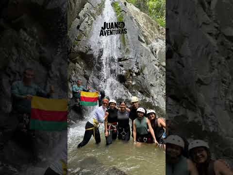 prácticas de torrentismo en Quinchia Risaralda #publico #naturaleza #paisajesextremos #aventuras