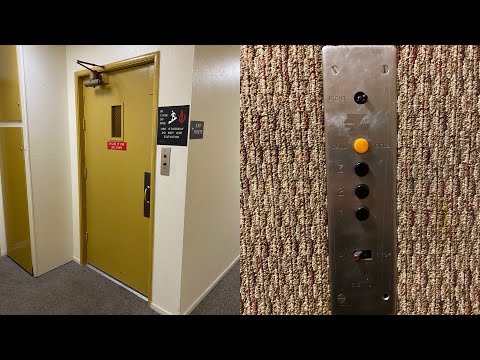 Incredible Vintage Valley Elevator Co Hydraulic elevator @ 1420 O St - Sacramento, CA