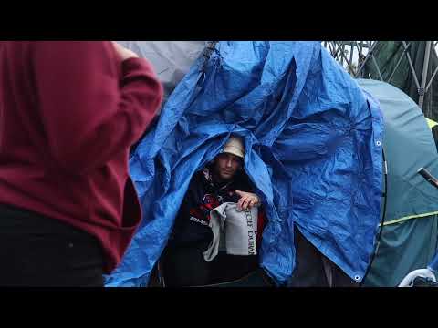 Giving out GEOFF DURAN Clothes to The Homeless #christmas