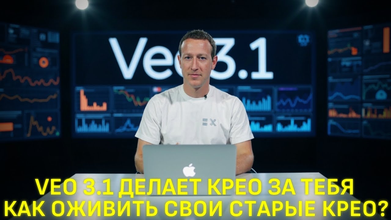 Как оживить свои старые крео с помощь Veo 3.1 | Как сделать старый крео новым и п?