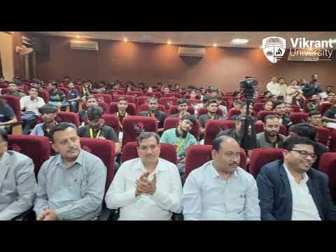 Valedictory Ceremony of InduX 5.0 National Hackathon at Vikrant University, Gwalior.