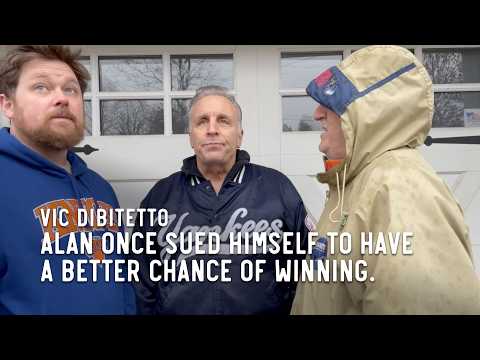 Alan once sued himself to have a better chance of winning.