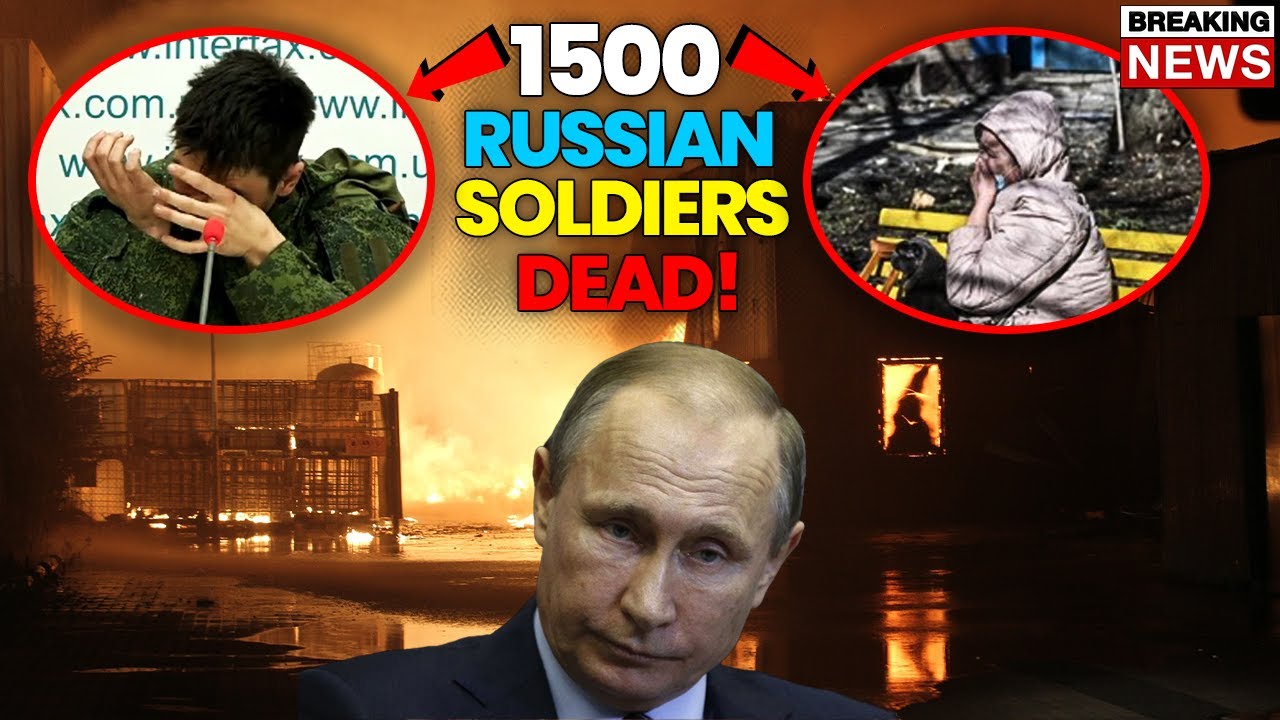 10 MINUTES AGO! Ukrainan Army Killed “1500” Russian Soldiers!