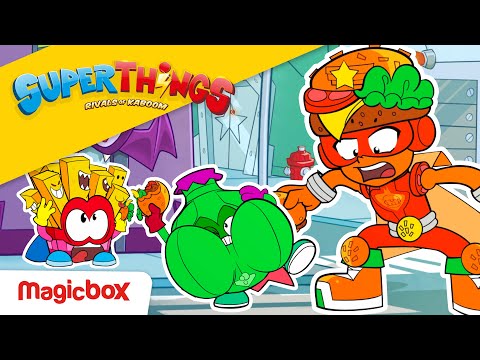SUPERTHINGS EPISODE ⚡🍔 A Burger Blast 🍔⚡| Cartoons SERIES for Kids