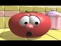 VeggieTales Characters Recite The Beginning Of The SpongeBob Theme Song Edit