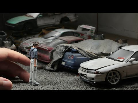 The End: I Destroyed My Model Cars To Make A Junkyard Diorama