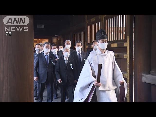 日本の議員が物議を醸している靖国神社を2年ぶりに訪問