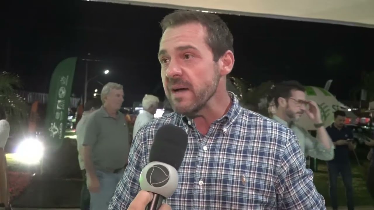 PRESIDENTE DA APROSOJA FERNANDO CADORE FALA COM EXCLUSIVIDADE A TV CONQUISTA SOBRE O SHOW SAFRA 2023