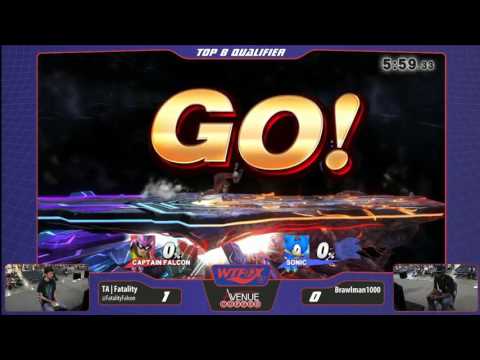 WTFOX 2: Smash 4 Singles - TA | Fatality (Falcon) vs Brawlman1000 (Sonic) - Top 8 Qualifier